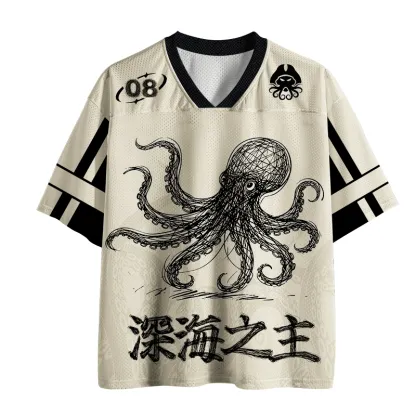 Tokyo-Tiger King Of The Deep Sea Octopu Mesh Jersey