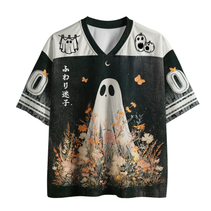 Tokyo-Tiger Midnight Garden Ghost Mesh Jersey