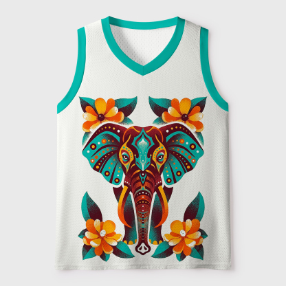 Tokyo-Tiger Leader Elephant Of The Jungle Mesh Tank Top