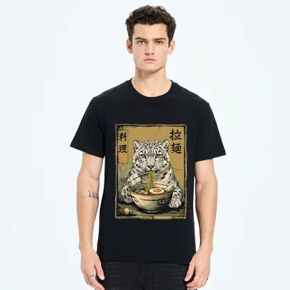 Tokyo-Tiger Ramen Snow Leopard Meme Classic T-Shirt