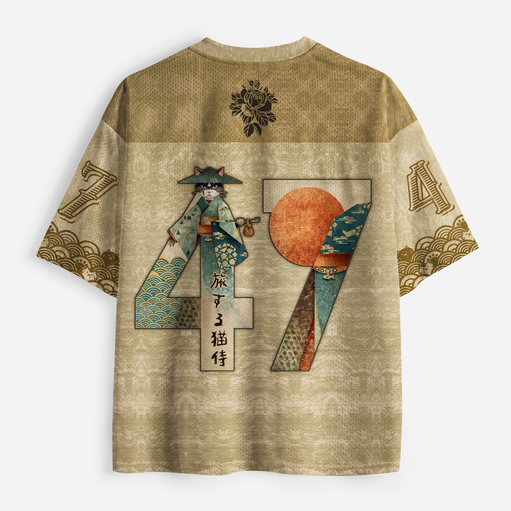 Tokyo-Tiger Journey Of The Cat Samurai Mesh Jersey