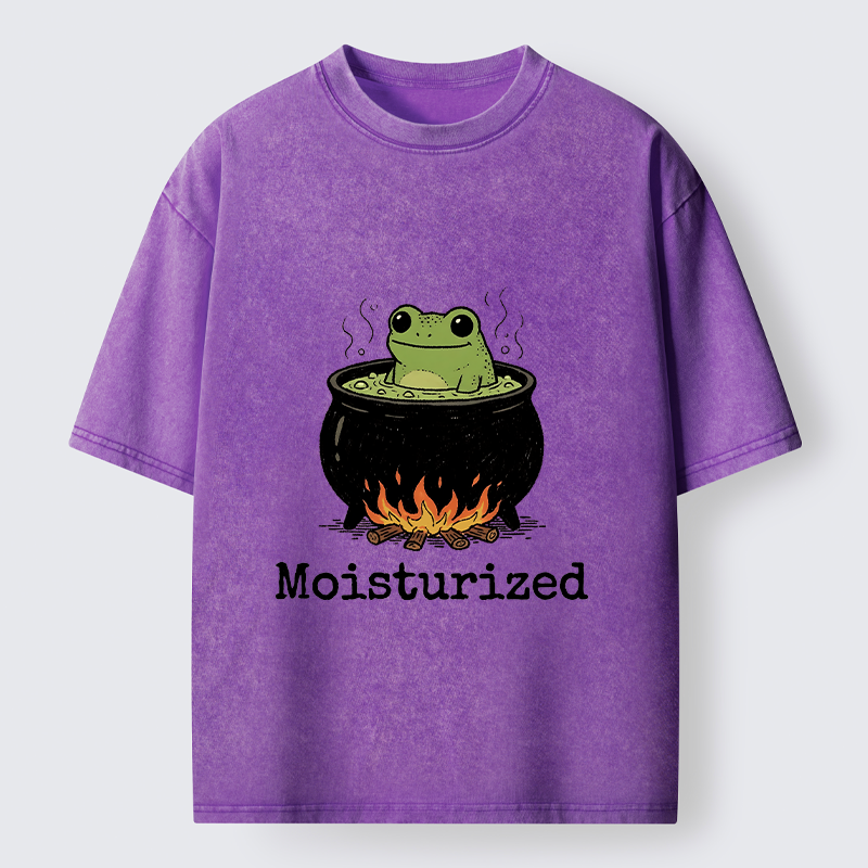 Tokyo-Tiger Funny Frog In A Pot Meme Washed T-Shirt