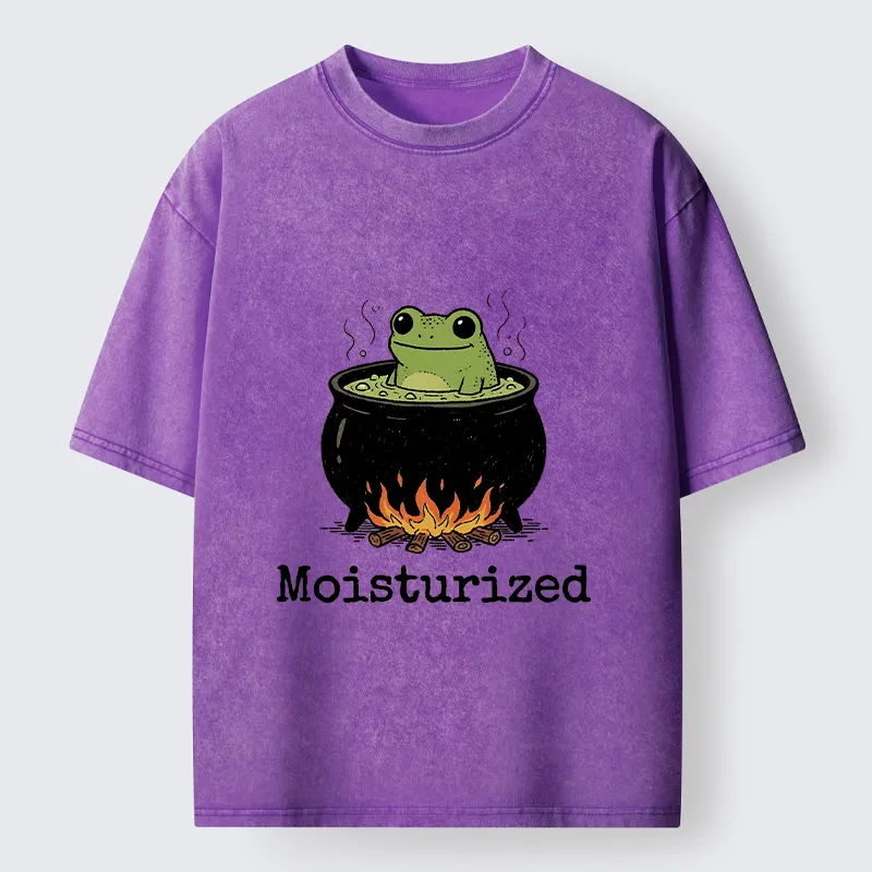 Tokyo-Tiger Funny Frog In A Pot Meme Washed T-Shirt