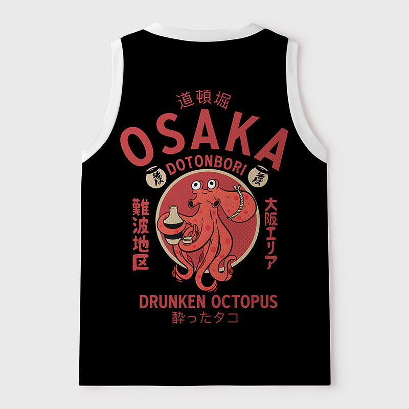 Tokyo-Tiger Drunken Spirit Strong Energy Mesh Tank Top