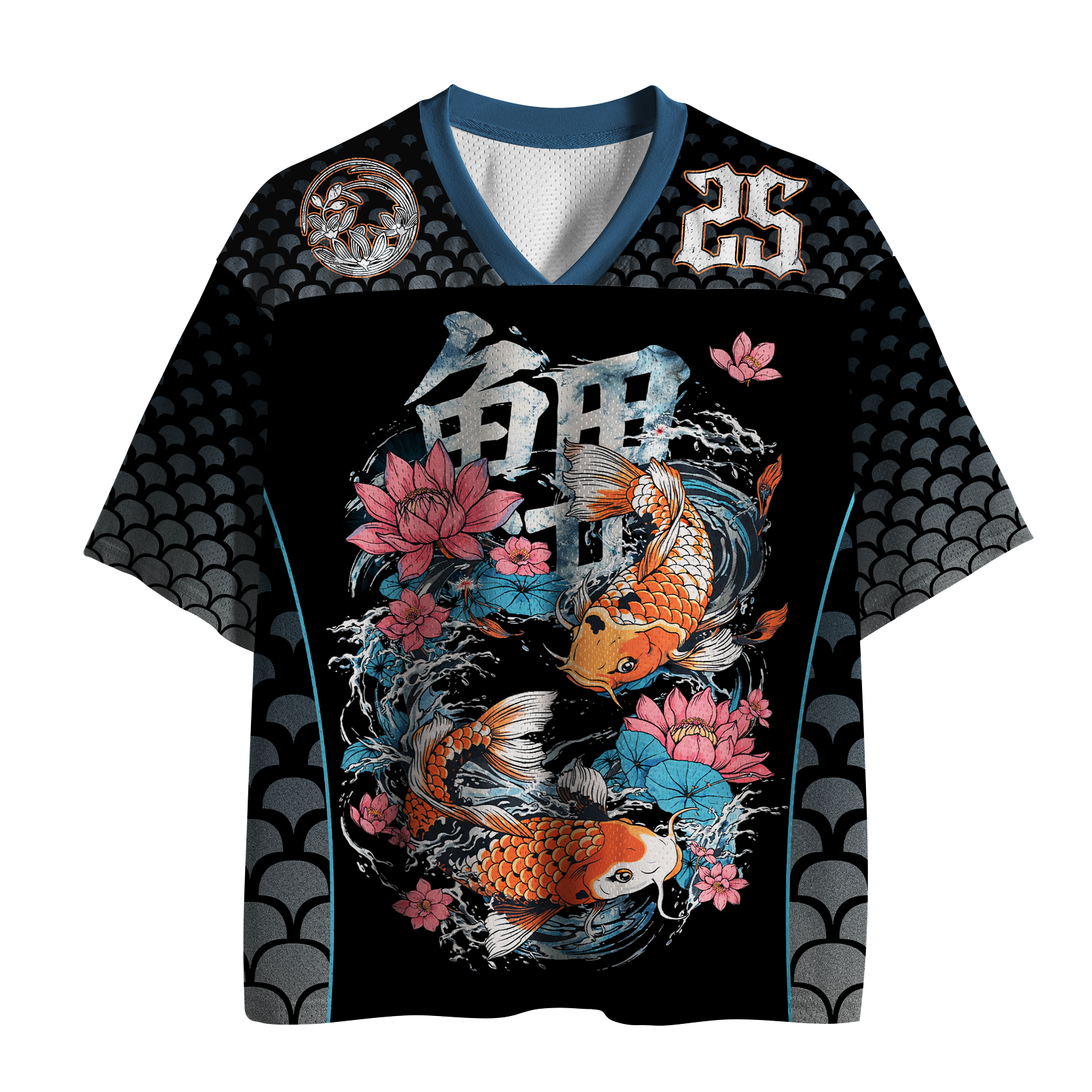 Tokyo-Tiger Koi Fortune Mesh Jersey