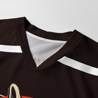 Tokyo-Tiger Rabbit Japanese Samurai Long-Sleeve Hockey Jersey