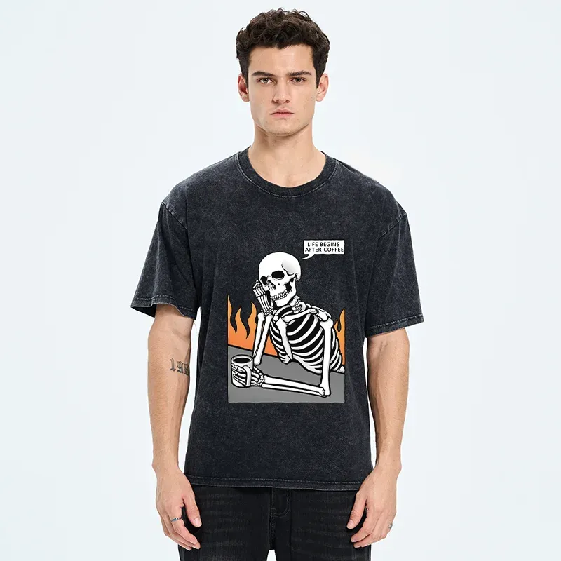 Tokyo-Tiger Coffee Is The Preferred Choice Washed T-Shirt