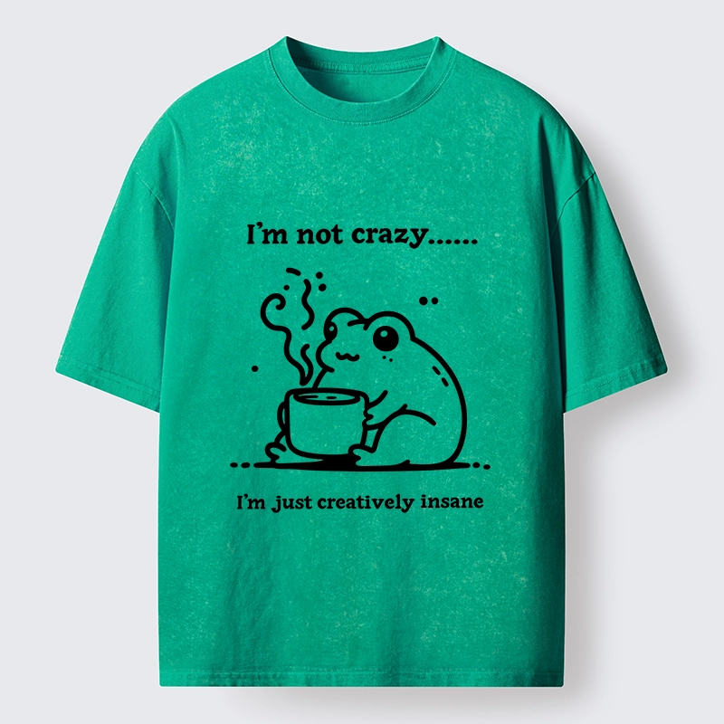 Tokyo‑Tiger Crazy Frog Meme Washed T‑Shirt