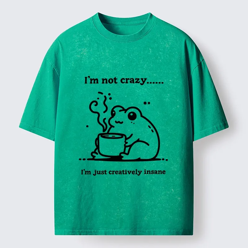 Tokyo‑Tiger Crazy Frog Meme Washed T‑Shirt