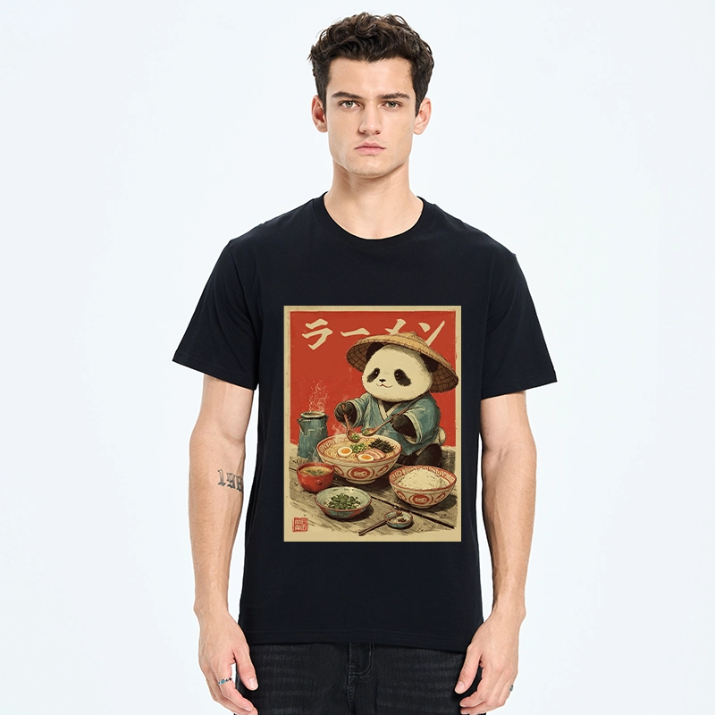 Tokyo-Tiger Panda Enjoying Ramen Classic T-Shirt
