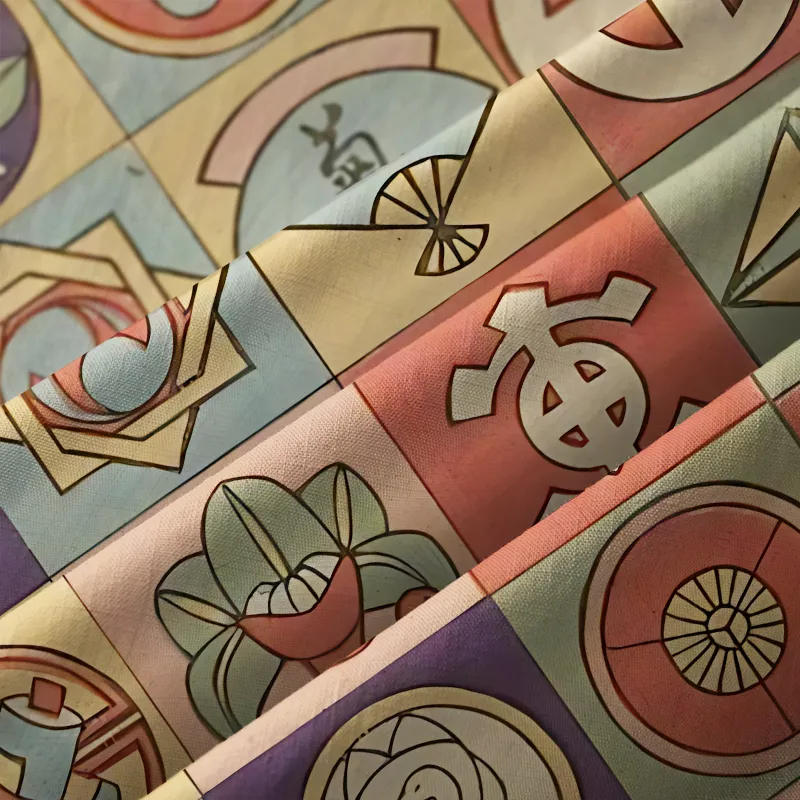 Tokyo-Tiger Japanese Symbolic Patchwork Aloha Hawaiian Shirt