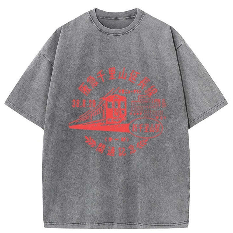 Tokyo-Tiger TOKYO 1929 Train Washed T-Shirt