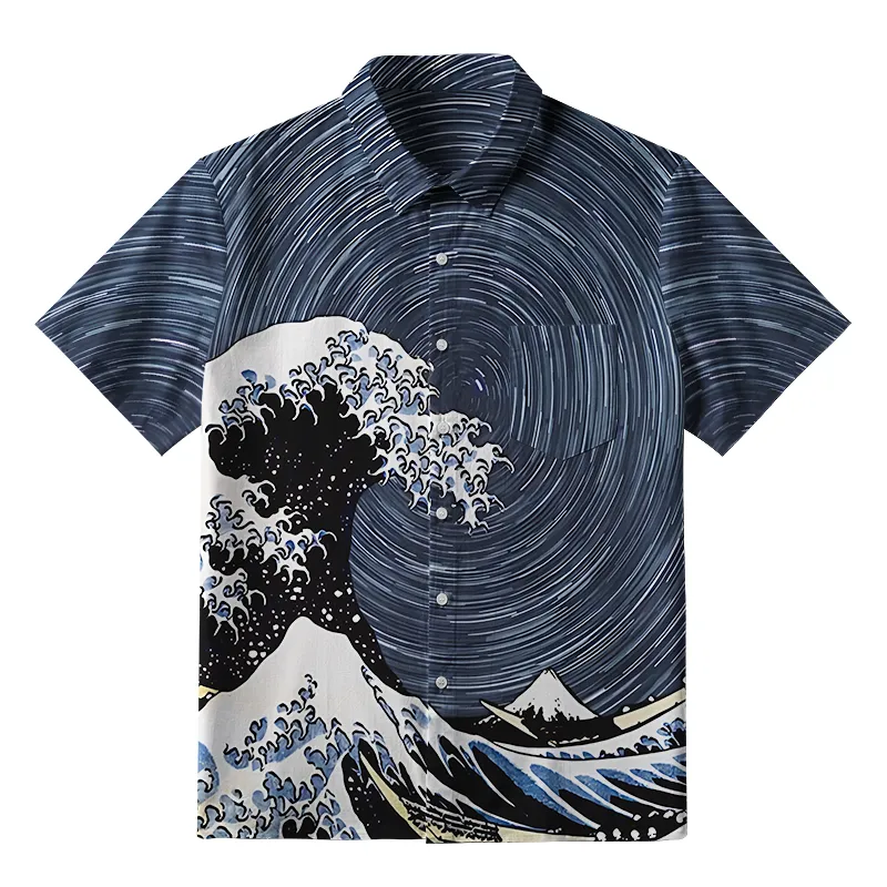 Tokyo-Tiger Great Wave Button-up Shirt Sale