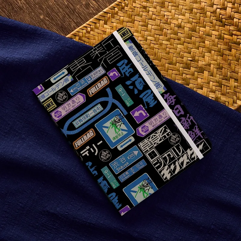 Tokyo-Tiger Urban Japanese Signage Notebook