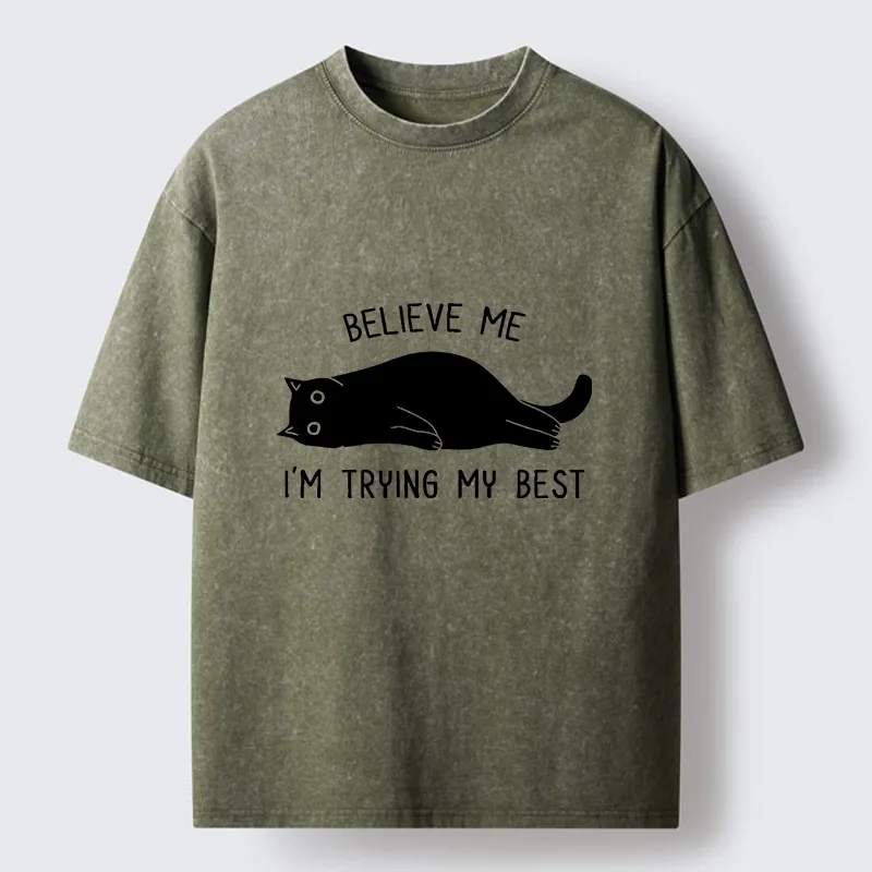 Tokyo-Tiger When Life Is Hard Nap First Washed T-Shirt