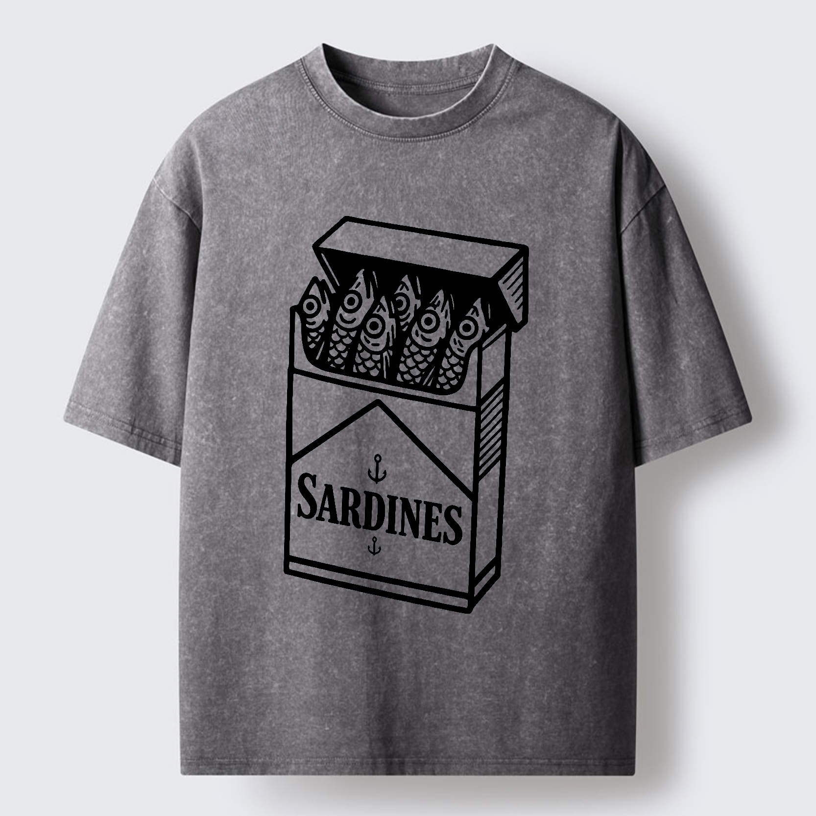 Tokyo-Tiger Deep Snack Washed T-Shirt