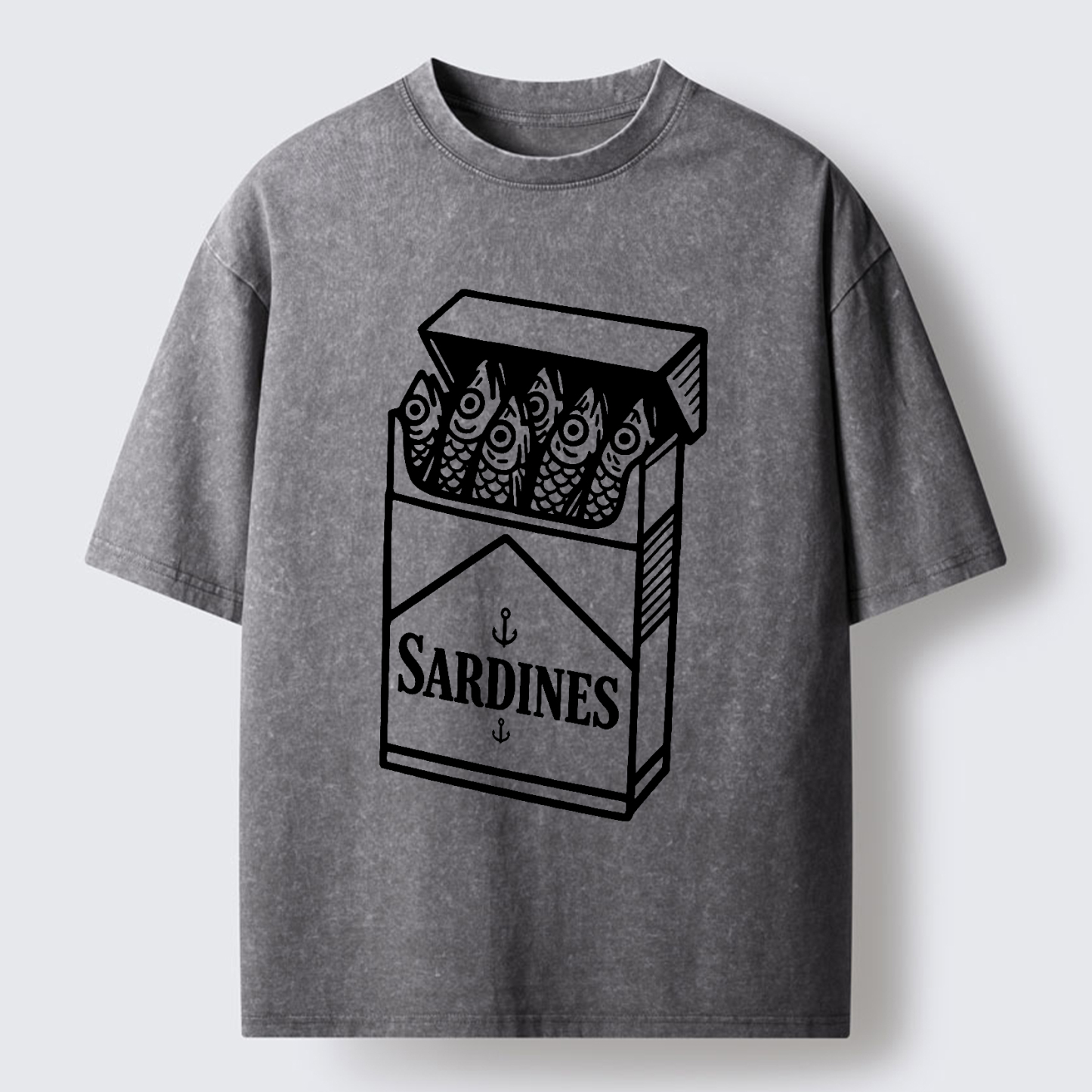 Tokyo-Tiger Deep Snack Washed T-Shirt