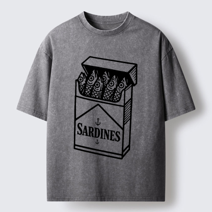 Tokyo-Tiger Deep Snack Washed T-Shirt