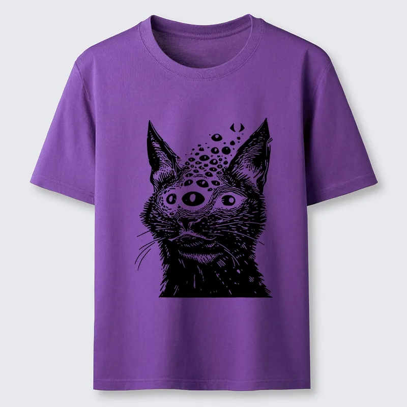 Tokyo-Tiger Trippy Cat Third Eye Meme Classic T-Shirt