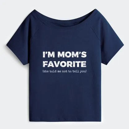 Tokyo-Tiger Mother's Day Jokes Off Shoulder T-Shirt