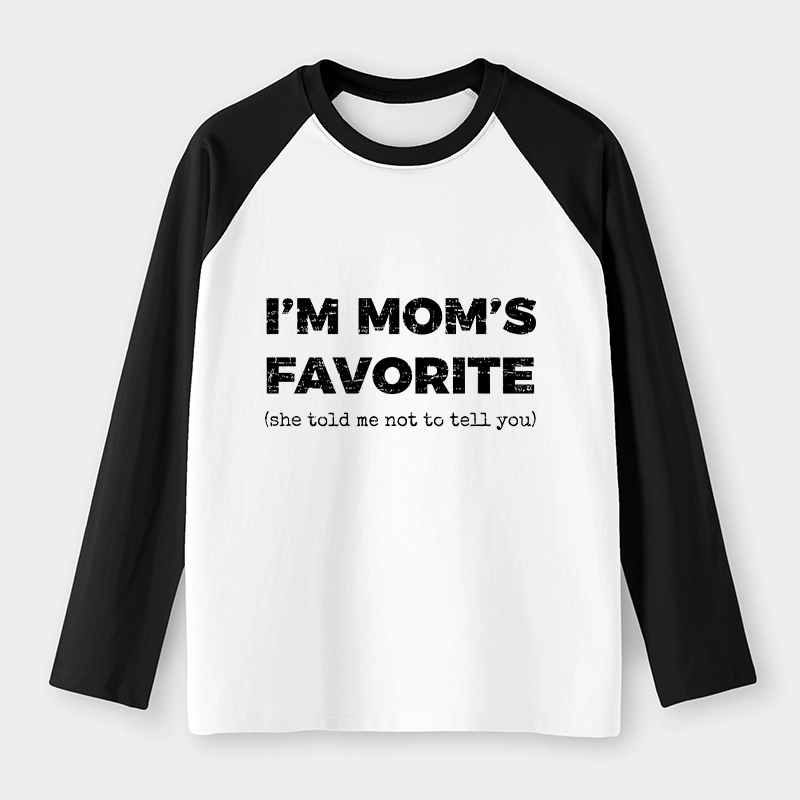 Tokyo-Tiger Mother's Day Jokes Raglan Long Sleeve T-shirt