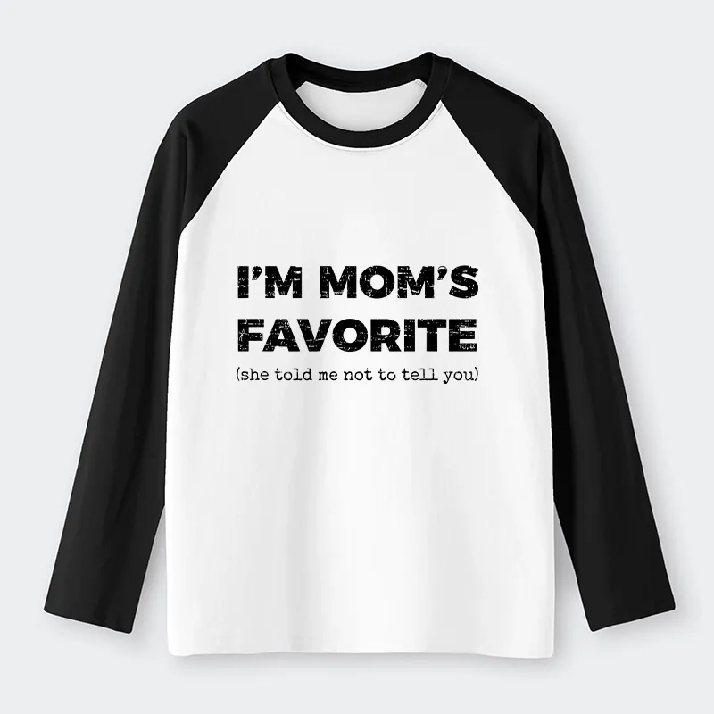 Tokyo-Tiger Mother's Day Jokes Raglan Long Sleeve T-shirt