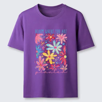 Tokyo-Tiger Positive Flower Vibe Classic T-Shirt