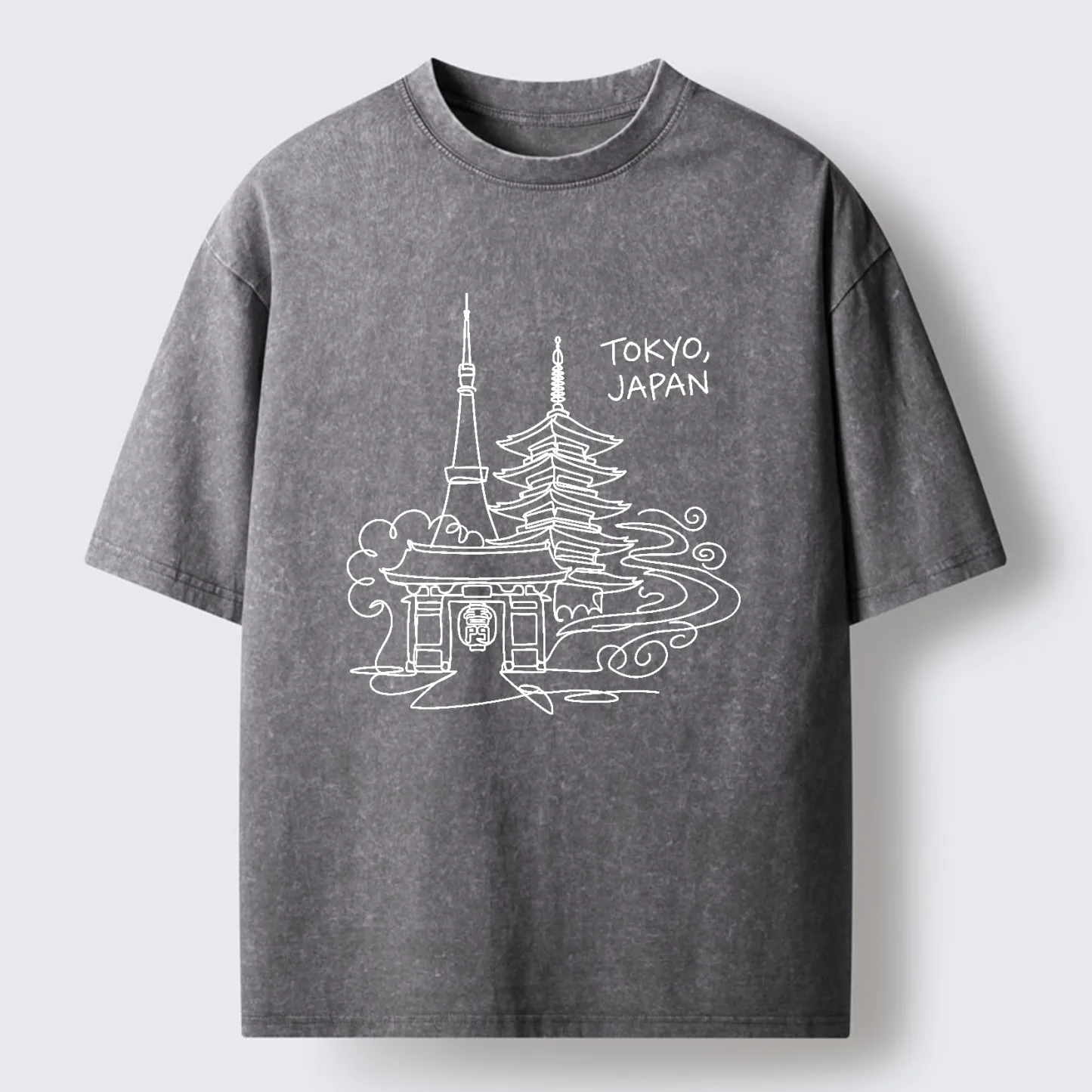 Tokyo-Tiger Tokyo Line Washed T-Shirt