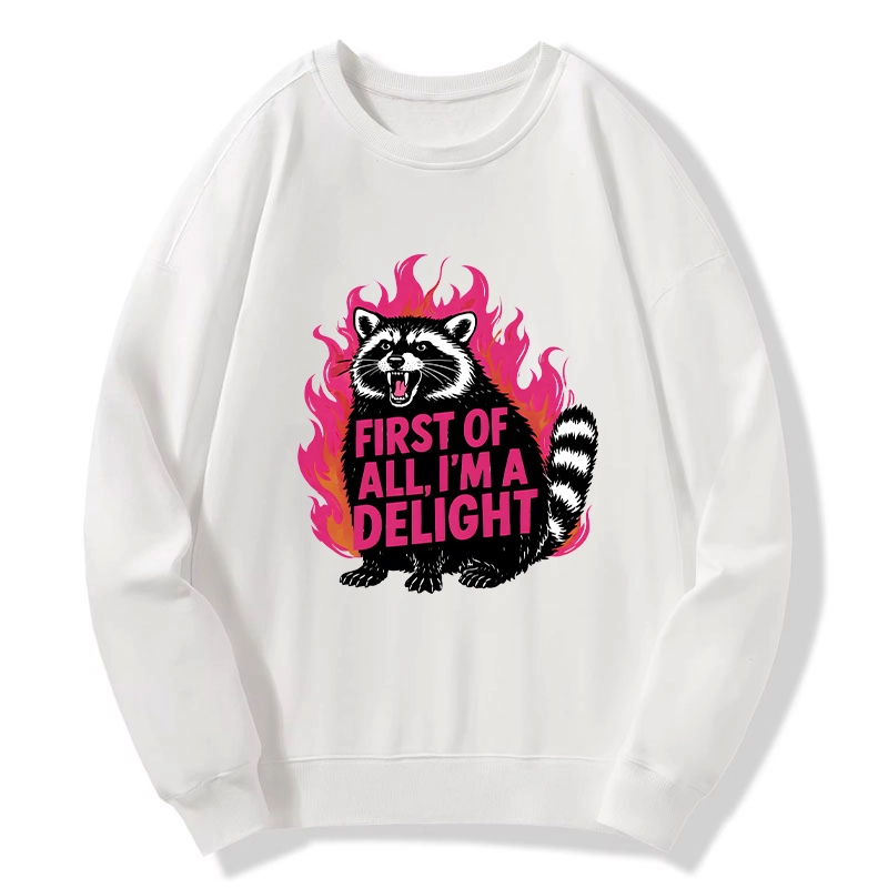 Tokyo-Tiger Angry Raccoon Funny Classic Sweatshirt