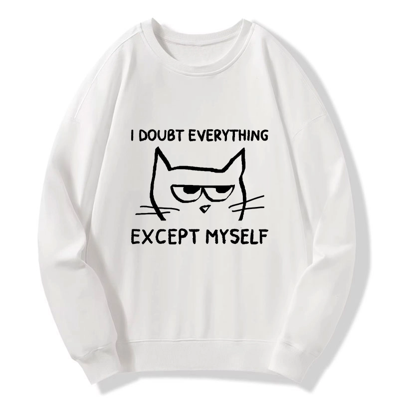 Tokyo-Tiger Confident Kitten Classic Sweatshirt