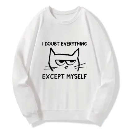 Tokyo-Tiger Confident Kitten Classic Sweatshirt