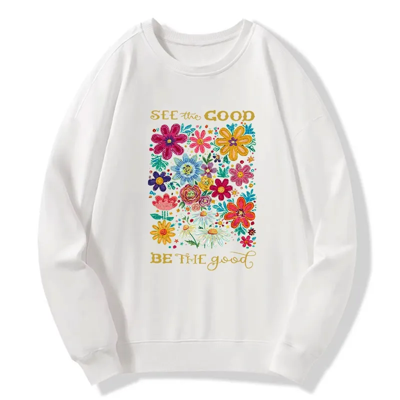 Tokyo-Tiger Flower：See The Good Be The Good Classic Sweatshirt