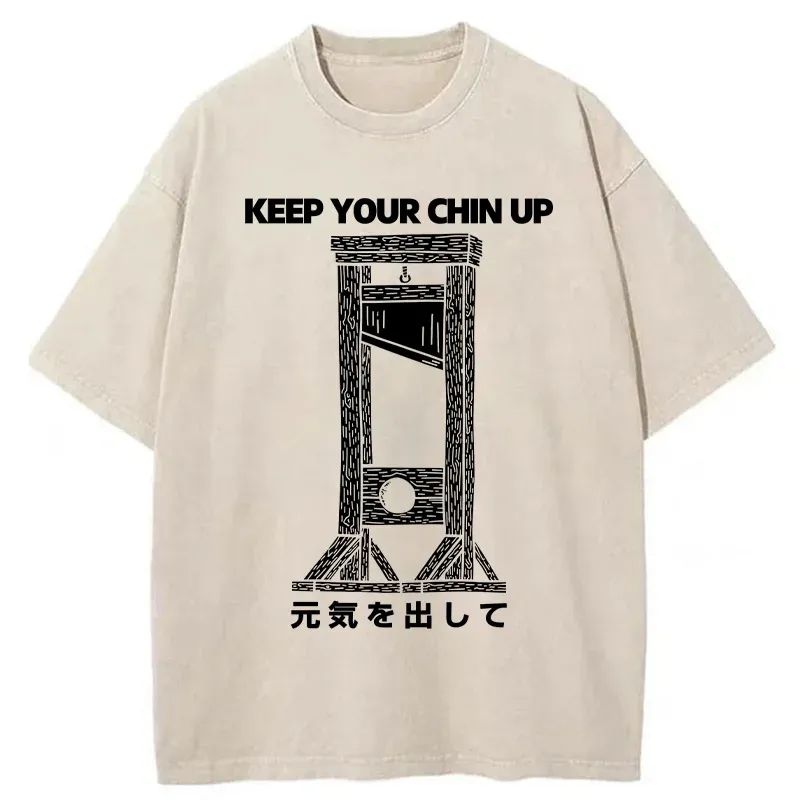 Tokyo-Tiger Keep Your Chin Up Washed T-Shirt