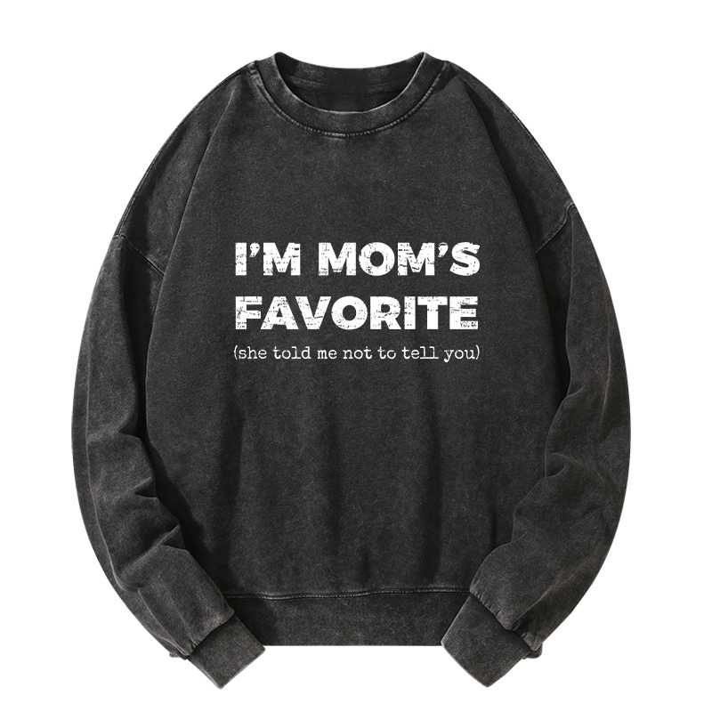 Tokyo-Tiger Mother's Day Jokes Washed Sweatshirt