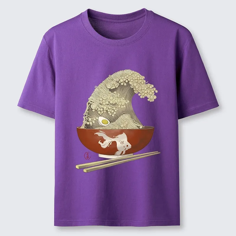 Tokyo-Tiger Kanagawa Noodle Wave Food Art Classic T-Shirt