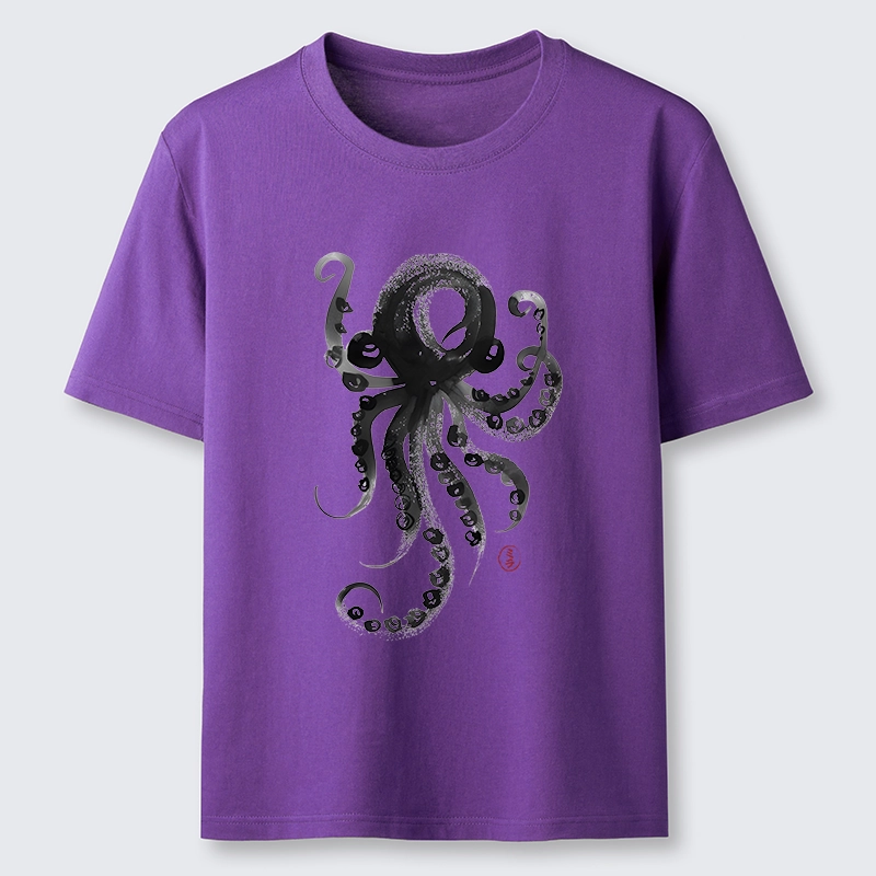 Tokyo-Tiger Japanese Ink Octopus Art Classic T-Shirt