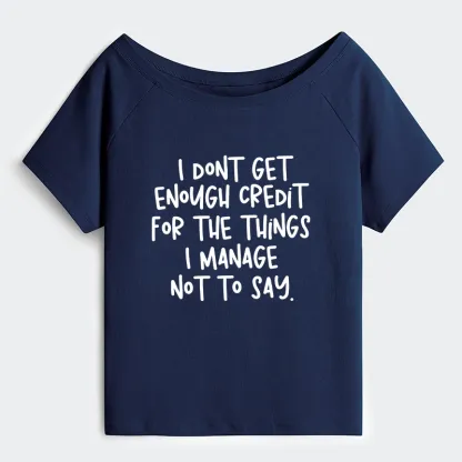 Tokyo-Tiger Saying No Is A Superpower Off Shoulder T-Shirt