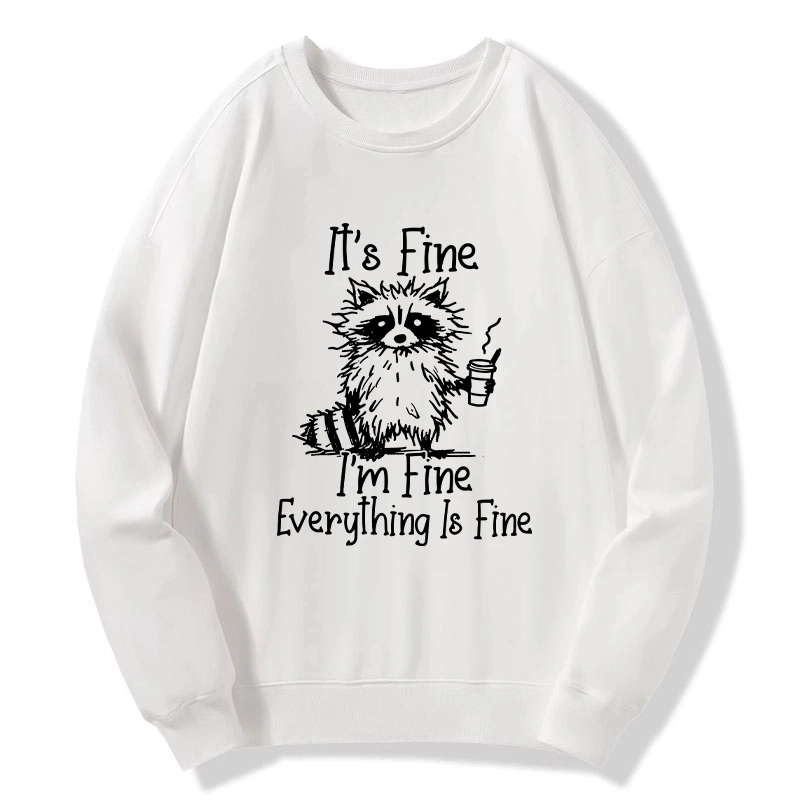 Tokyo-Tiger Raccoon Fine Meme Classic Sweatshirt