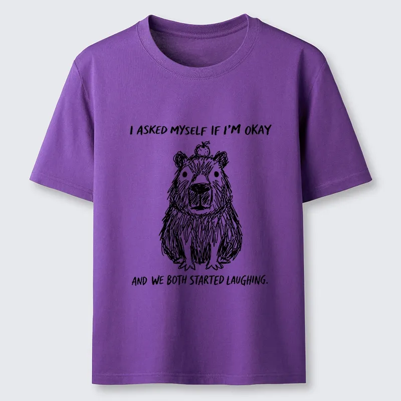 Tokyo-Tiger The Line Capybara：I Asked Myself If I'm Okay Classic T-Shirt