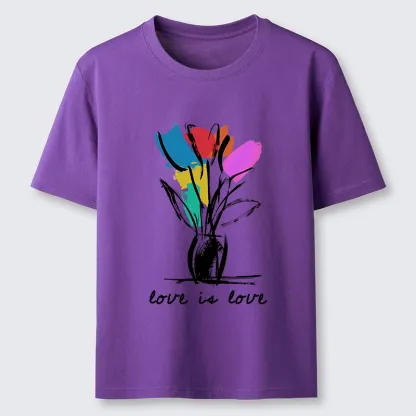 Tokyo-Tiger Pride Tulip Love Is Love Classic T-Shirt