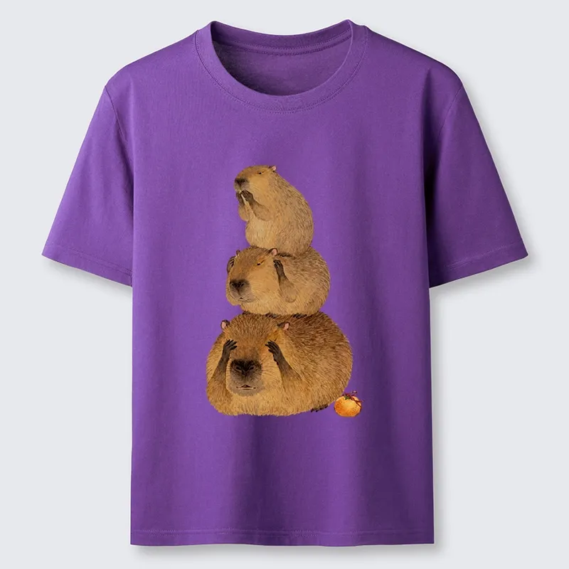 Tokyo-Tiger Capybara Hear No Evil Meme Classic T-Shirt Sale