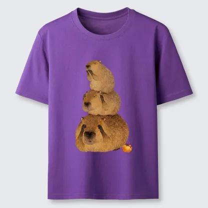 Tokyo-Tiger Capybara Hear No Evil Meme Classic T-Shirt