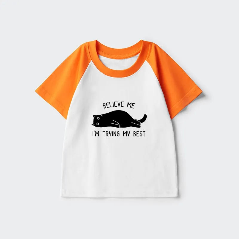 Tokyo-Tiger When Life Is Hard Nap First Kids Raglan T-shirt
