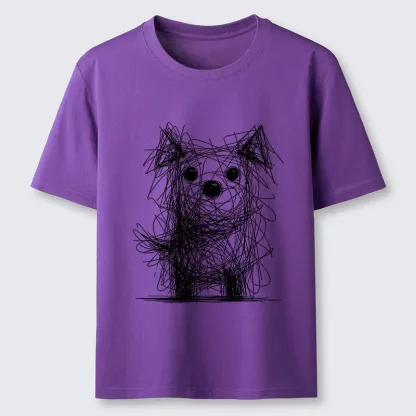 Tokyo-Tiger Scruffy Dog Chaos Art Classic T-Shirt