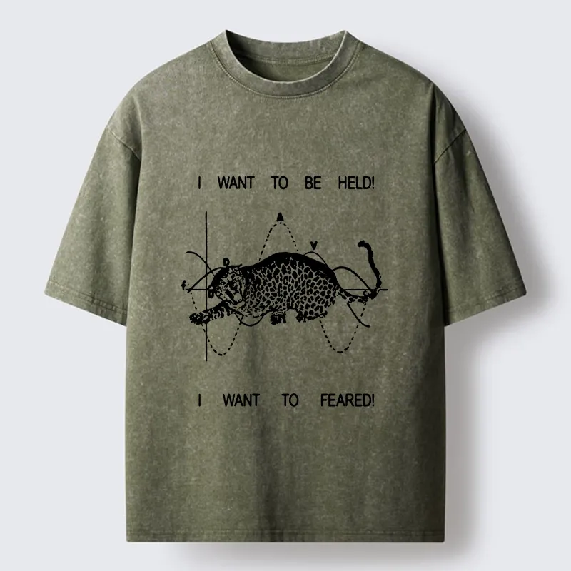 Tokyo-Tiger Relatable Cat Contradiction Meme Washed T-Shirt