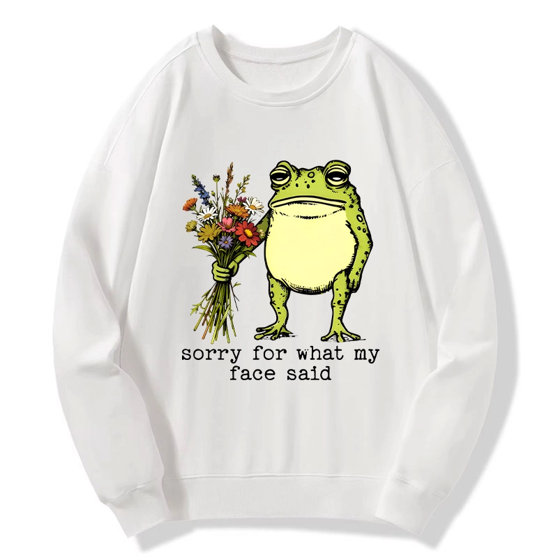 Tokyo-Tiger Frog Sorry Mode Activated Classic Sweatshirt
