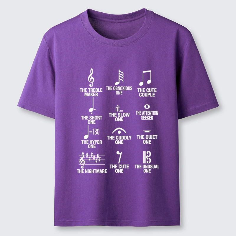 Tokyo-Tiger Musician With Note Types Classic T-Shirt