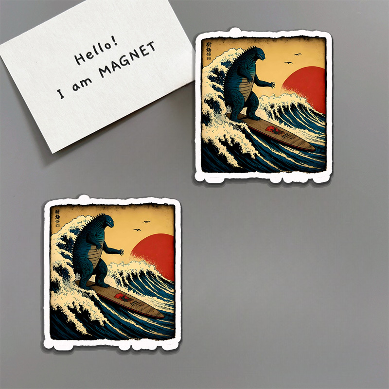 Tokyo-Tiger The Great Wave Fridge Magnet