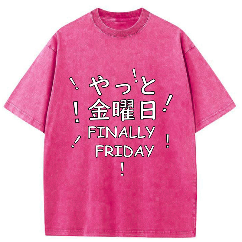 Tokyo-Tiger Finally Friday Washed T-Shirt