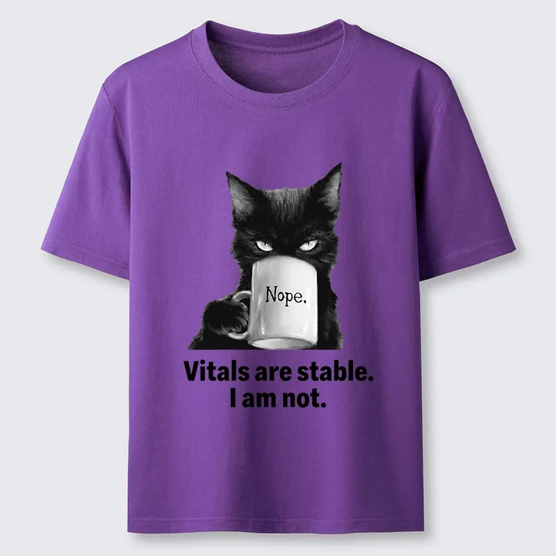 Tokyo-Tiger Grumpy Black Cat Coffee Meme Classic T-Shirt
